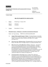 Journal der 898. Plenarsitzung des Ständigen Rates 