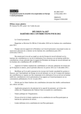 Décision No 1027 du Conseil permanent