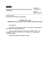 Beschluss Nr. 1025 des Ständigen Rates