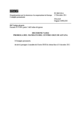 Decisione N.1014 del Consiglio permanente