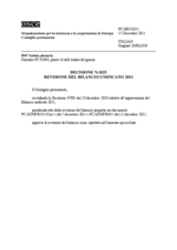 Decisione N.1026 del Consiglio permanente