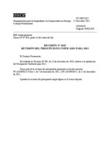Decisión Nº 1025 del Consejo Permanente