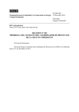 Decisión Nº 983 del Consejo Permanente