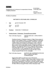 Giornale della 844a Seduta plenaria del Consiglio permanente