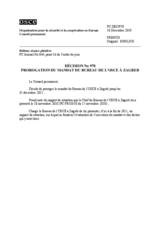 Décision No 978 du Conseil permanent