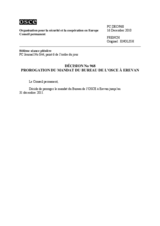 Décision No 968 du Conseil permanent