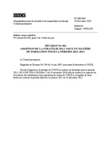 Décision No 965 du Conseil permanent