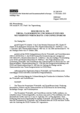 Beschluss Nr. 959 des Ständigen Rates