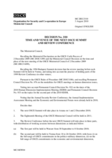 Ministerial Council Decision No. 3/10