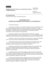 Decisione N.953 del Consiglio permanente