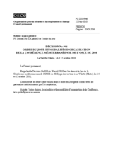 Décision No 946 du Conseil permanent