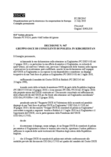 Decisione N.947 del Consiglio permanente