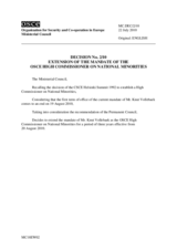 Ministerial Council Decision No. 2/10