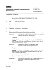 Journal of the 801st Plenary Meeting of the Permanent Council