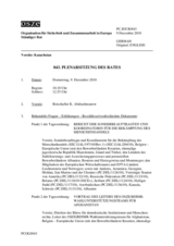 Journal der 843. Plenarsitzung des Ständigen Rates