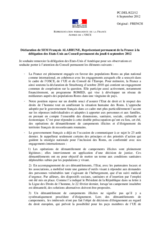 Déclaration de SEM François Alabrune, Représentant permanent de la France à la délégation des Etats-Unis au Conseil permanent du jeudi 6 septembre 2012