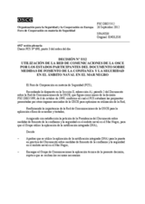 Decisión Nº 5/12 del Foro de Cooperación en materia de Seguridad