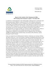 Report on the activities of the Chairperson-in-Office