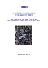 FSC Chairperson's Progress Report to the 19th Meeting of the Ministerial Council, The Continuing Implementation of the OSCE Document on Small Arms and Light Weapons