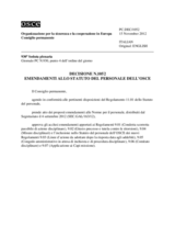 Decisione N.1052 del Consiglio permanente