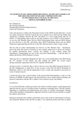 Address by the Secretary General of the Organisation of Islamic Cooperation, H.E. Ekmeleddin İhsanoğlu