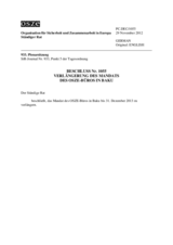 Beschluss Nr. 1055 des Ständigen Rates