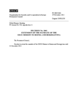 Permanent Council Decision No. 1061