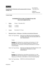 Journal der 934. Plenarsitzung des Ständigen Rates