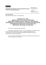 Beschluss Nr. 10/12 des Forums für Sicherheitskooperation