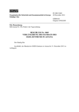 Beschluss Nr. 1069 des Ständigen Rates