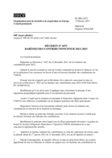 Décision No 1072 du Conseil permanent