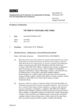 Giornale della 710a Seduta plenaria del Foro di cooperazione per la sicurezza
