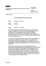 Journal der 943. Plenarsitzung des Ständigen Rates