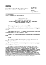 Décision No 1/13 du Forum pour la coopération en matière de sécurité