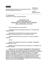Decisione N.1/13 del Foro di cooperazione per la sicurezza
