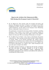 Report on the activities of the Chairperson-in-Office