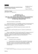 Forum for Security Co-operation Decision No. 2/13