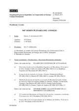 Diario de la 945ª Sesión plenaria del Consejo Permanente