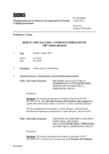 Giornale della 946a Seduta speciale del Consiglio permanente