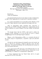 Statement by H.E. Leonid Kozhara, Chairperson-in-Office of the OSCE,  Minister for Foreign Affairs of Ukraine (United States Congress, Hearings organized by the US Helsinki Commission,  Washington, 8 May 2013 