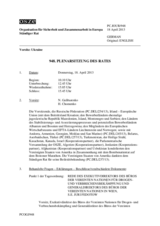 Journal der 948. Plenarsitzung des Ständigen Rates