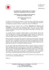 Statement by the Delegation of Turkey in Response to Valeri Chechelashvili, Secretary General of Guam