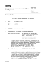 Giornale della 954a Seduta plenaria del Consiglio permanente