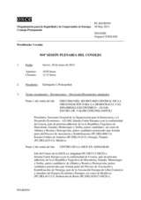 Diario de la 954ª Sesión plenaria del Consejo Permanente 