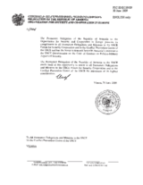 Response by the Delegation of Armenia to the Questionnaire on the Code of Conduct on Politico-Military Aspects of Security