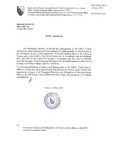 Response by the Delegation of Bosnia and Herzegovina to the Questionnaire on the Code of Conduct on Politico-Military Aspects of Security Response by the Delegation of Bosnia and Herzegovina to the Questionnaire on the Code of Conduct on Politico-Military Aspects of Security