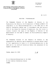 Response by the Delegation of Estonia to the Questionnaire on the Code of Conduct on Politico-Military Aspects of Security