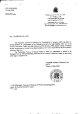 Response by the Delegation of Iceland to the Questionnaire on the Code of Conduct on Politico-Military Aspects of Security Response by the Delegation of Iceland to the Questionnaire on the Code of Conduct on Politico-Military Aspects of Security