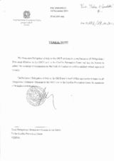 Response by the Delegation of Italy to the Questionnaire on the Code of Conduct on Politico-Military Aspects of Security