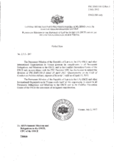 Response by the Delegation of Latvia to the Questionnaire on the Code of Conduct on Politico-Military Aspects of Security Response by the Delegation of Latvia to the Questionnaire on the Code of Conduct on Politico-Military Aspects of Security
